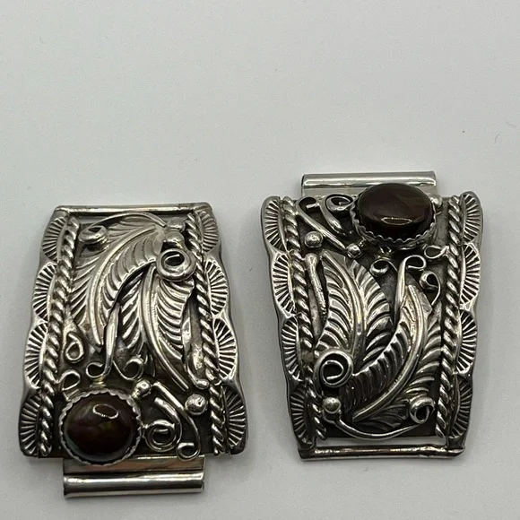 Silver and Brown Native American-western Watch tips - Picture 5 of 7